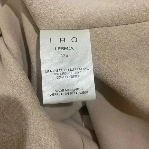 IRO Lebeca Cold Shoulder Shift Dress In Pink Sz 8 - Picture 7 of 7